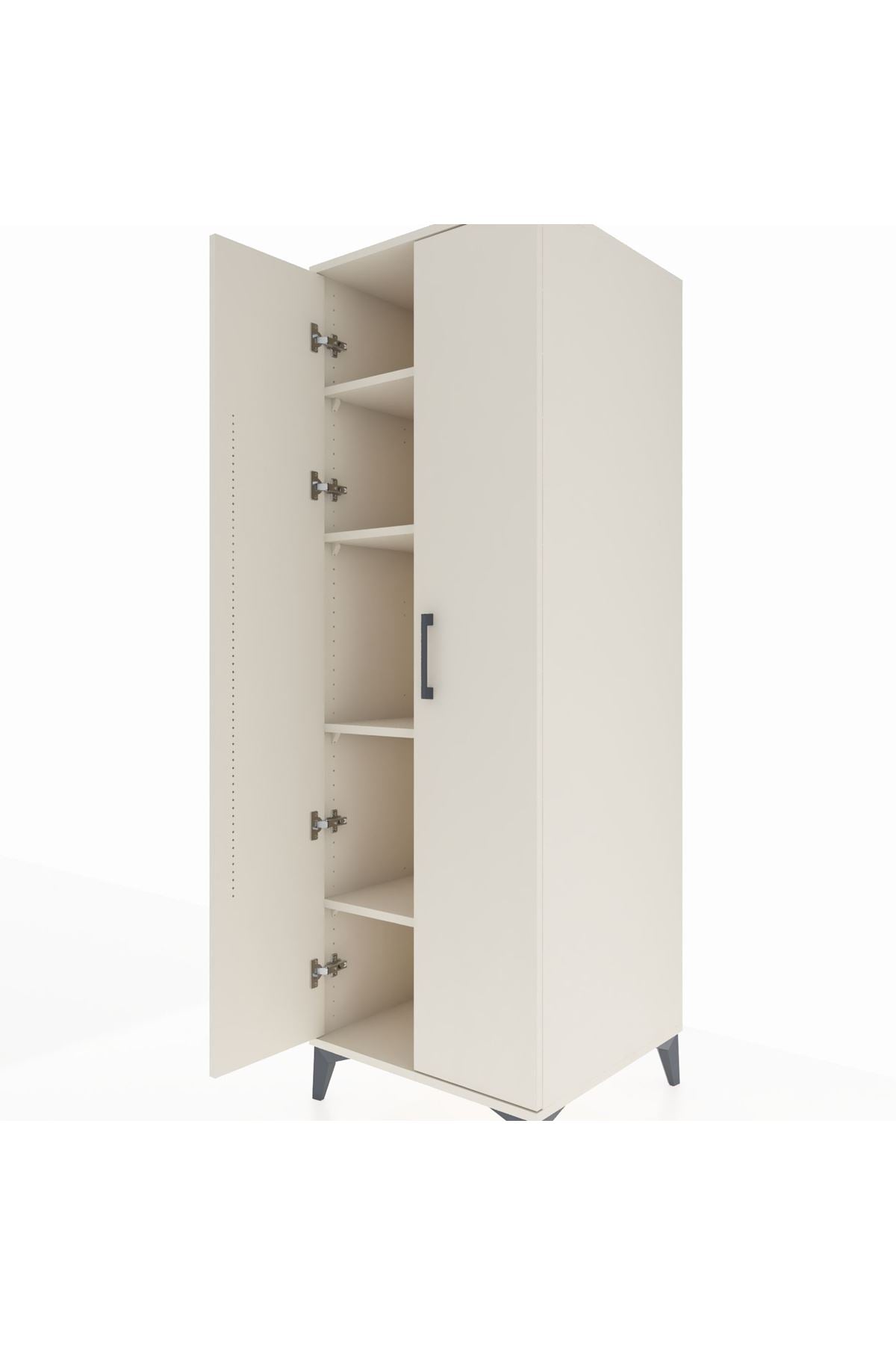 Kronos Dolap 4 Raflı 2 Kapaklı 60x59x182 Aytaşı-Aytaşı