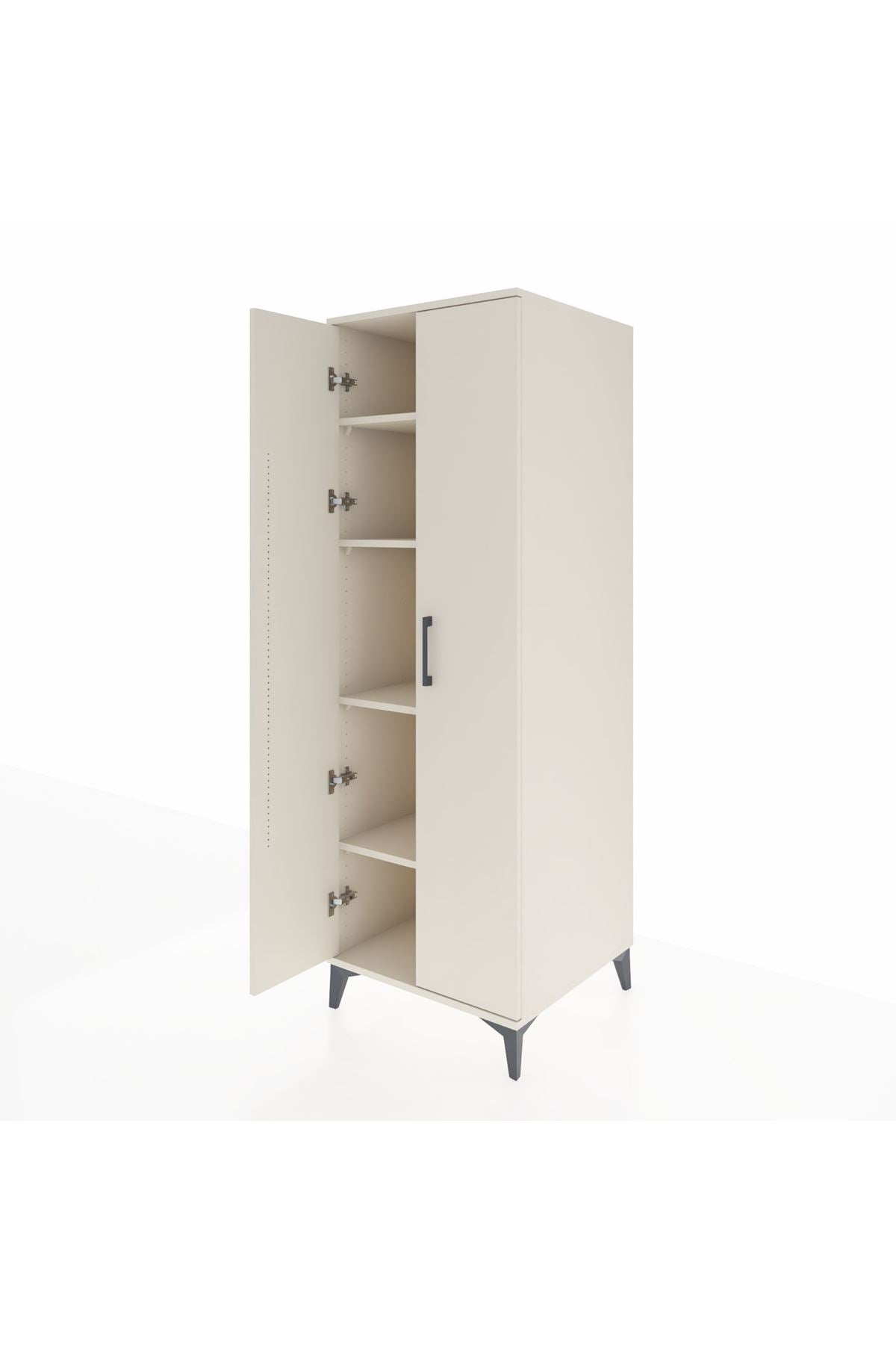 Kronos Dolap 4 Raflı 2 Kapaklı 60x59x182 Aytaşı-Aytaşı