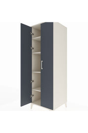 Kronos Dolap 4 Raflı 2 Kapaklı 60x59x182 Aytaşı-Antrasit