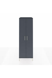 Kronos Dolap 4 Raflı 2 Kapaklı 60x59x182 Antrasit-Antrasit