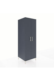 Kronos Dolap 4 Raflı 2 Kapaklı 60x59x182 Antrasit-Antrasit