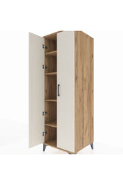 Kronos Dolap 4 Raflı 2 Kapaklı 60x59x182 Çam-Aytaşı