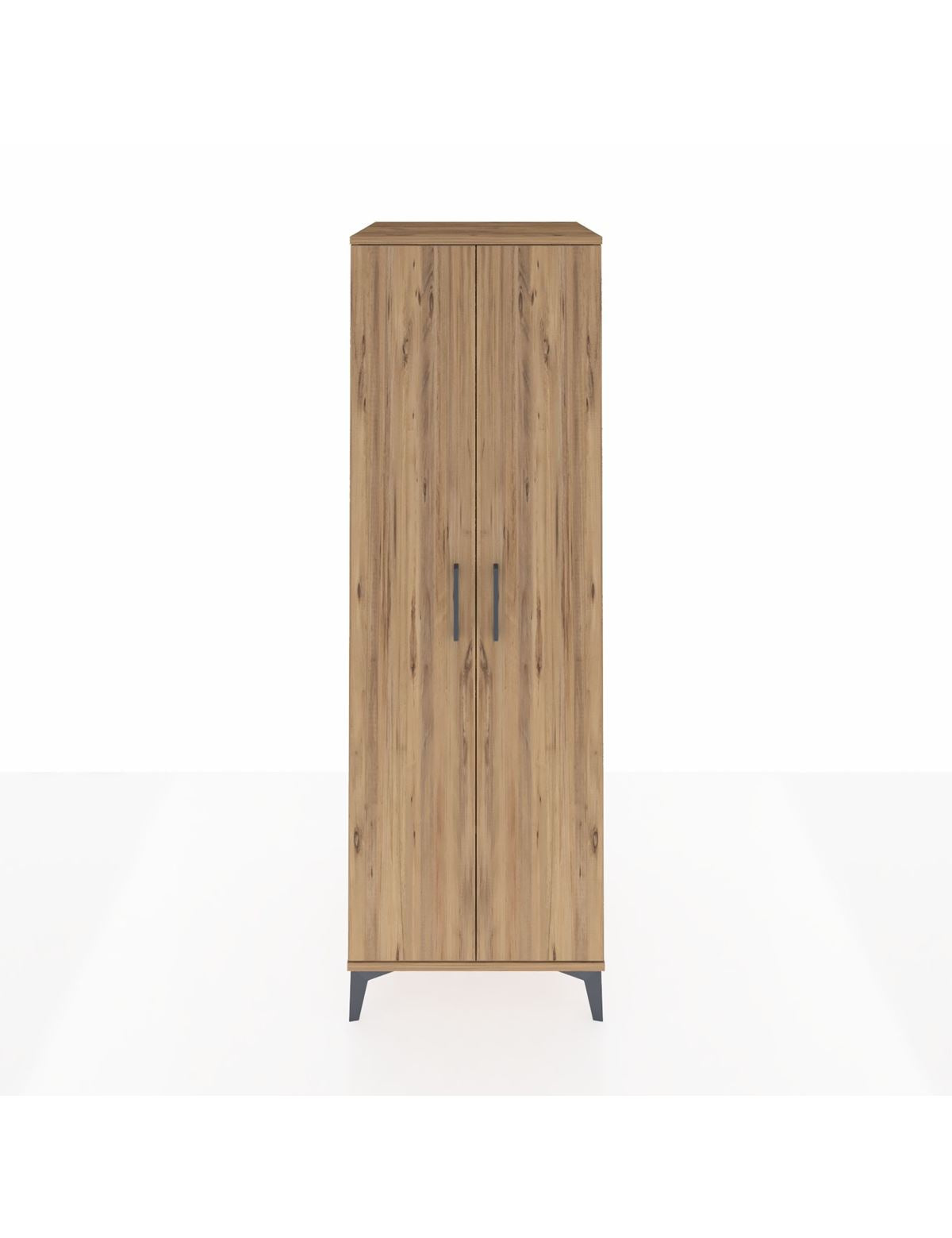 Kronos Dolap 4 Raflı 2 Kapaklı 60x59x182 Çam-Çam