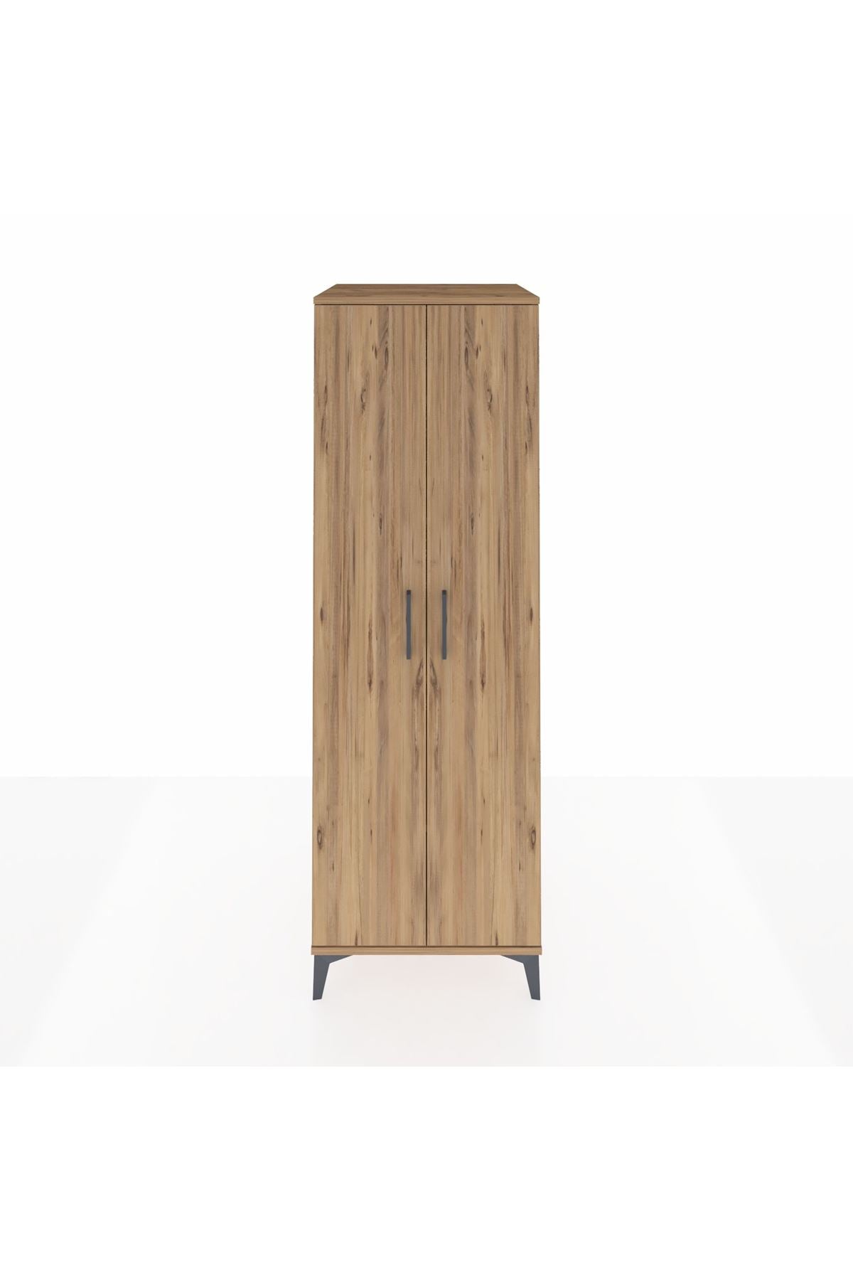 Kronos Dolap 4 Raflı 2 Kapaklı 60x59x182 Çam-Çam