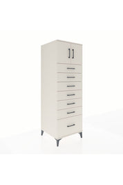 Kronos Dolap Tek Raflı 7 Çekmeceli 2 Kapaklı 60x59x182 Aytaşı-Aytaşı