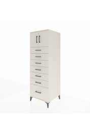 Kronos Dolap Tek Raflı 7 Çekmeceli 2 Kapaklı 60x59x182 Aytaşı-Aytaşı