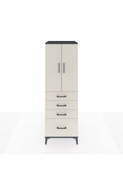 Kronos Dolap 2 Raflı 4 Çekmeceli 2 Kapaklı 60x59x182 - S89M013V4C