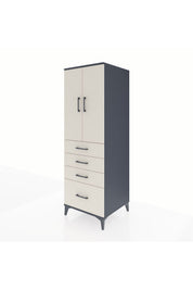 Kronos Dolap 2 Raflı 4 Çekmeceli 2 Kapaklı 60x59x182 - S89M013V4C