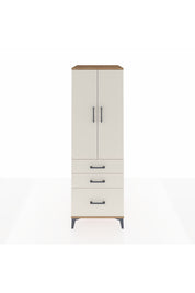 Kronos Dolap 2 Raflı 3 Çekmeceli 2 Kapaklı 60x59x182 Çam-Aytaşı