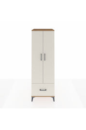 Kronos Dolap 4 Raflı Tek Çekmeceli 2 Kapaklı 60x59x182 Çam-Aytaşı