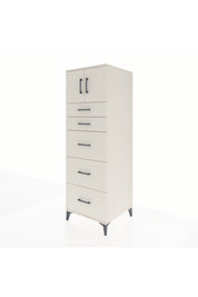 Kronos Dolap Tek Raflı 5 Çekmeceli 2 Kapaklı 60x59x182 Aytaşı-Aytaşı