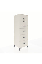 Kronos Dolap Tek Raflı 4 Çekmeceli 2 Kapaklı 60x59x182 Aytaşı-Aytaşı