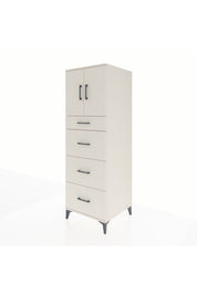 Kronos Dolap Tek Raflı 4 Çekmeceli 2 Kapaklı 60x59x182 Aytaşı-Aytaşı