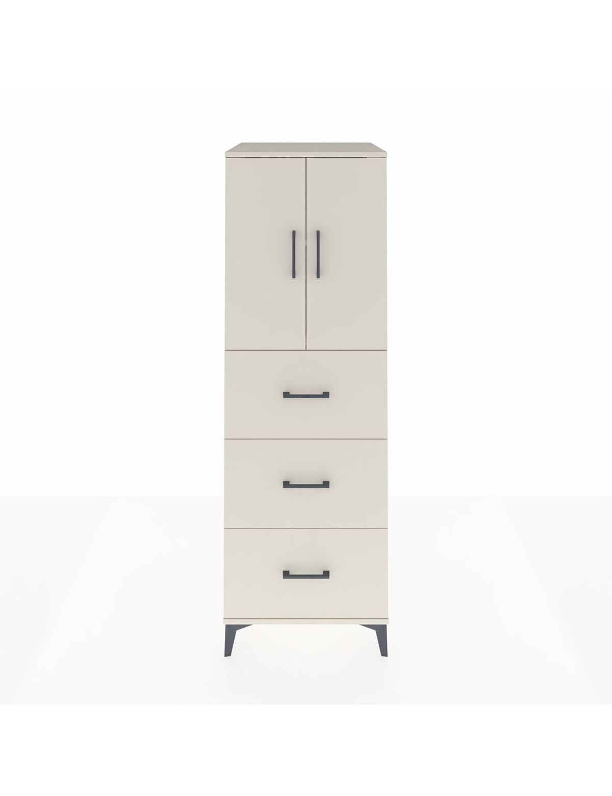 Kronos Dolap 2 Raflı 3 Çekmeceli 2 Kapaklı 60x59x182 Aytaşı-Aytaşı