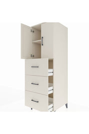 Kronos Dolap 2 Raflı 3 Çekmeceli 2 Kapaklı 60x59x182 Aytaşı-Aytaşı