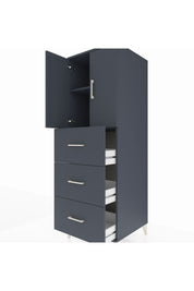 Kronos Dolap 2 Raflı 3 Çekmeceli 2 Kapaklı 60x59x182 - S89M024V5C