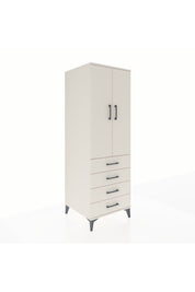 Kronos Dolap Tek Raflı 4 Çekmeceli Tek Askılı 60x59x182 Aytaşı-Aytaşı