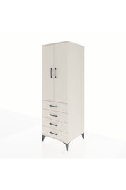 Kronos Dolap Tek Raflı 4 Çekmeceli Tek Askılı 60x59x182 Aytaşı-Aytaşı