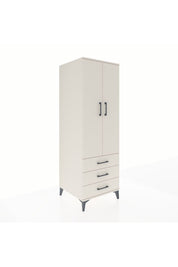 Kronos Dolap Tek Raflı 3 Çekmeceli Tek Askılı 60x59x182 Aytaşı-Aytaşı