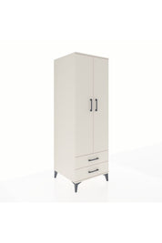 Kronos Dolap Tek Raflı 2 Çekmeceli Tek Askılı 60x59x182 Aytaşı-Aytaşı