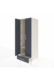 Kronos Dolap 2 Raflı Tek Çekmeceli Tek Askılı 60x59x182 - S89M030V2C