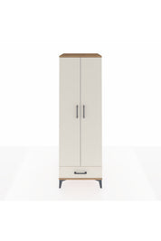 Kronos Dolap 2 Raflı Tek Çekmeceli Tek Askılı 60x59x182 Çam-Aytaşı