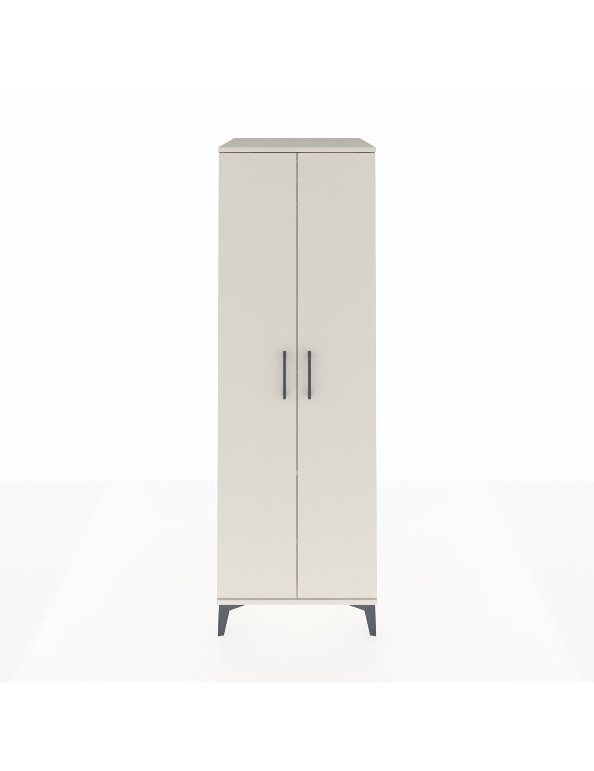 Kronos Dolap 2 Raflı 2 Kapaklı Tek Askılı 60x59x182 Aytaşı-Aytaşı