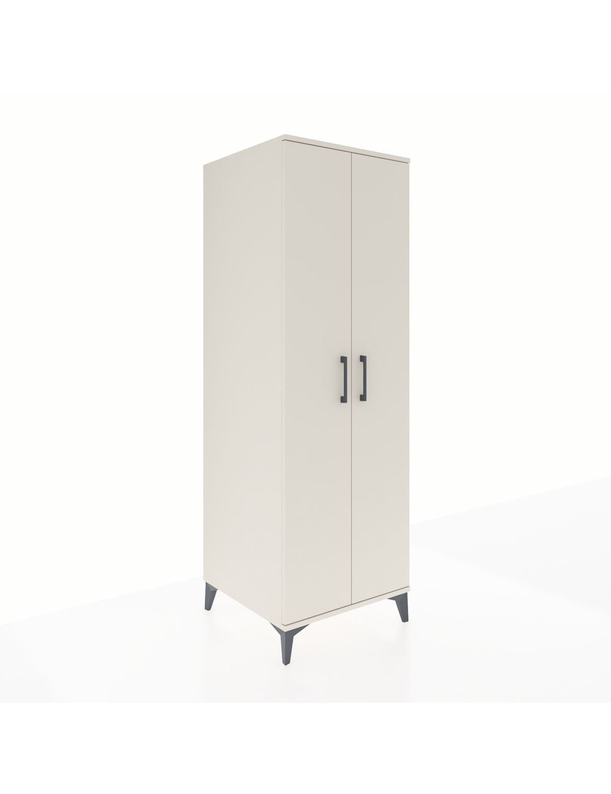 Kronos Dolap 2 Raflı 2 Kapaklı Tek Askılı 60x59x182 Aytaşı-Aytaşı