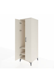 Kronos Dolap 2 Raflı 2 Kapaklı Tek Askılı 60x59x182 Aytaşı-Aytaşı