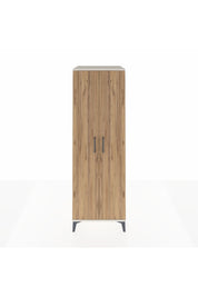 Kronos Dolap 2 Raflı 2 Kapaklı Tek Askılı 60x59x182 Aytaşı-Çam