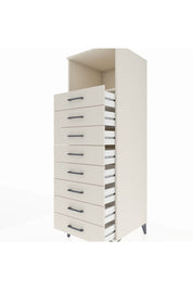 Kronos Dolap Tek Raflı 8 Çekmeceli 60x59x182 Aytaşı-Aytaşı
