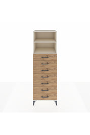 Kronos Dolap 2 Raflı 7 Çekmeceli 60x59x182 Aytaşı-Çam