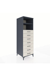 Kronos Dolap 2 Raflı 7 Çekmeceli 60x59x182 - S89M033V4C