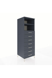 Kronos Dolap 2 Raflı 7 Çekmeceli 60x59x182 - S89M033V5C