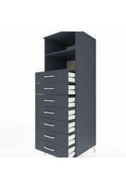 Kronos Dolap 2 Raflı 7 Çekmeceli 60x59x182 - S89M033V5C