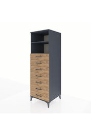 Kronos Dolap 2 Raflı 7 Çekmeceli 60x59x182 - S89M033V6C