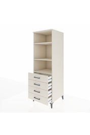 Kronos Dolap 3 Raflı 4 Çekmeceli 60x59x182 Aytaşı-Aytaşı