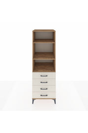 Kronos Dolap 3 Raflı 4 Çekmeceli 60x59x182 Çam-Aytaşı