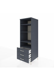 Kronos Dolap 4 Raflı 3 Çekmeceli 60x59x182 - S89M037V5C