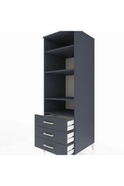 Kronos Dolap 4 Raflı 3 Çekmeceli 60x59x182 - S89M037V5C
