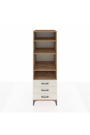 Kronos Dolap 4 Raflı 3 Çekmeceli 60x59x182 Çam-Aytaşı