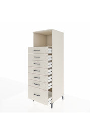 Kronos Dolap Tek Raflı 7 Çekmeceli 60x59x182 Aytaşı-Aytaşı