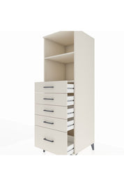 Kronos Dolap 2 Raflı 5 Çekmeceli 60x59x182 - S89M040V1C