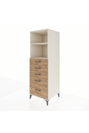 Kronos Dolap 2 Raflı 5 Çekmeceli 60x59x182 Aytaşı-Çam