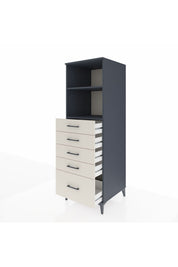 Kronos Dolap 2 Raflı 5 Çekmeceli 60x59x182 - S89M040V4C