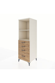 Kronos Dolap 2 Raflı 4 Çekmeceli 60x59x182 - S89M041V3C