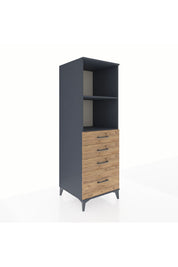 Kronos Dolap 2 Raflı 4 Çekmeceli 60x59x182 - S89M041V6C