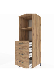 Kronos Dolap 2 Raflı 4 Çekmeceli 60x59x182 - S89M041V9C