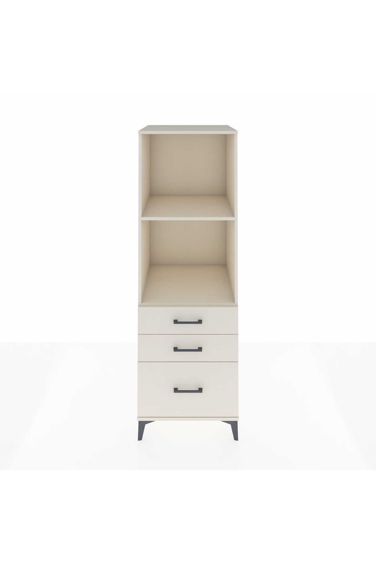 Kronos Dolap 2 Raflı 3 Çekmeceli 60x59x182 - S89M042V1C