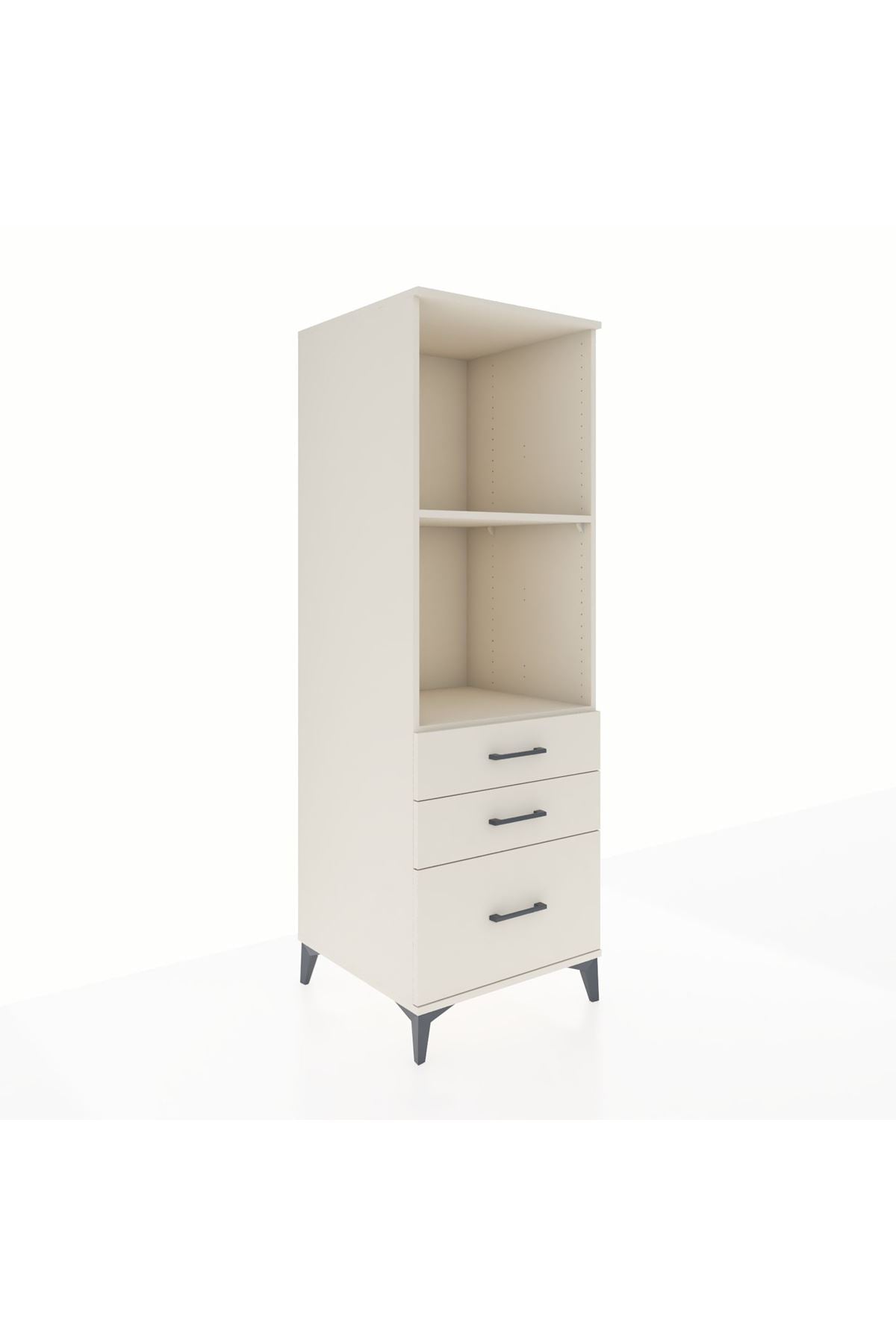 Kronos Dolap 2 Raflı 3 Çekmeceli 60x59x182 - S89M042V1C